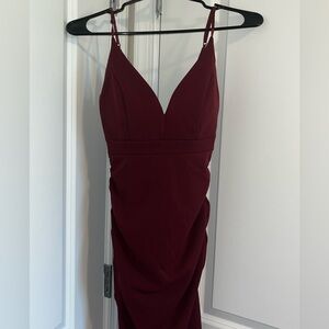 Burgundy Dress